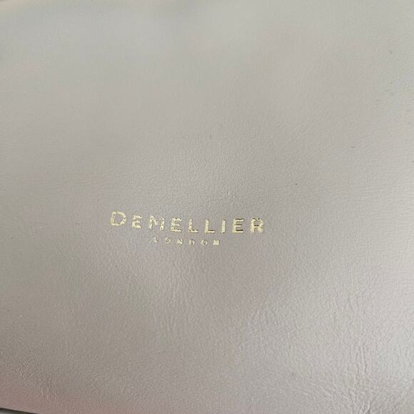 Demellier London Taupe Convertible Clutch Leather  EUC - Picture 3 of 15